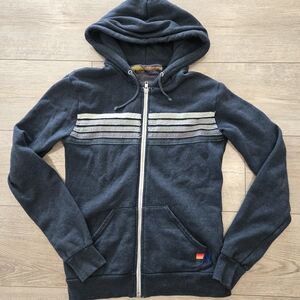 Aviator Nation Charcoal Zip-Up Hoodie